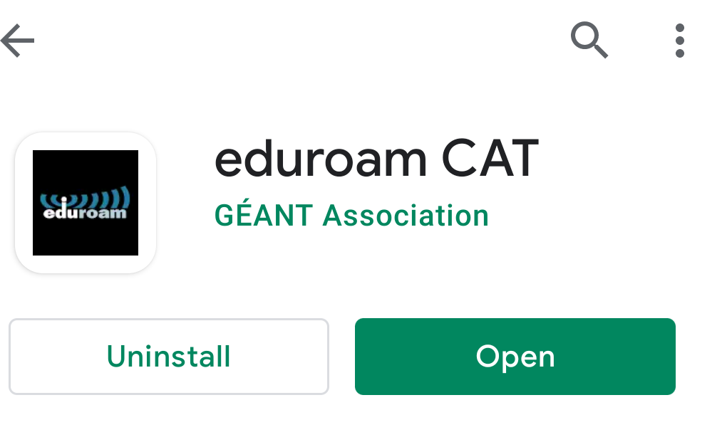 Screenshot Android open euroam CAT App