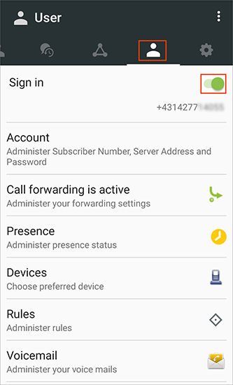 Screenshot – register user