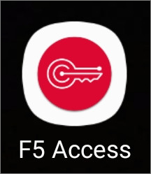 Screenshot open Android F5 Access app