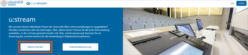 u:stream Screenshot Meine Serien