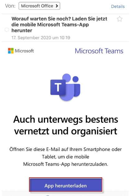 microsoft teams download ios