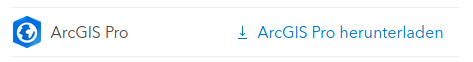 Screenshot ArcGIS Pro herunterladen