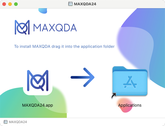 Screenshot MAXQDA in Applications kopieren