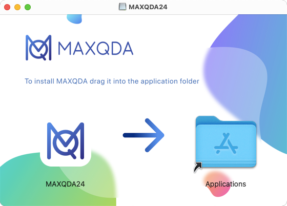 Screenshot MAXQDA copy to Applications