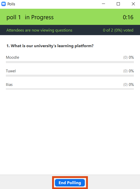 Screenshot – poll