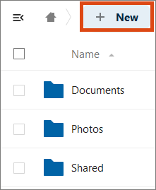 Creating files and folders