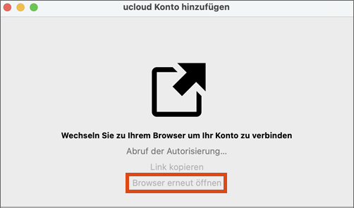 Screenshot Browser erneut öffnen