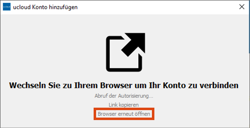 Screenshot Browser erneut öffnen