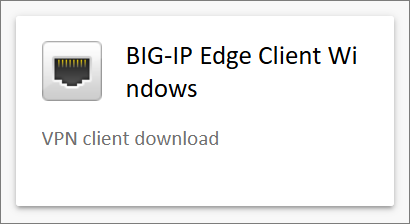 Screenshot VPN-Website Big-IP Edge Client download