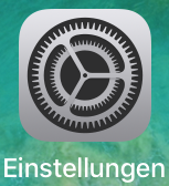 Screenshot iOS Einstellungen Icon