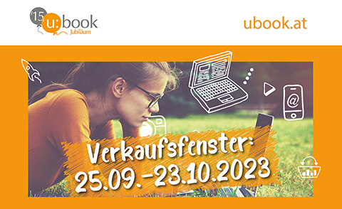 [Translate to Englisch:] u:book-Verkaufsfenster Wintersemester 2023 geöffnet