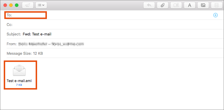 Screenshot Apple Mail