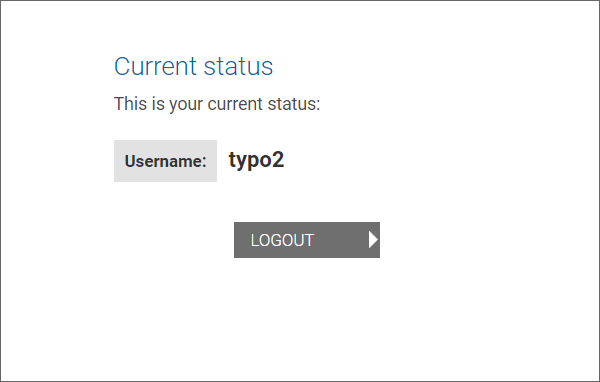 Screenshot connection status