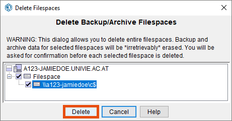 Screenshot Mac select filesystem