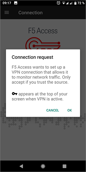 f5 vpn client android