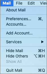 Screen shot Apple Mail Add e-mail account