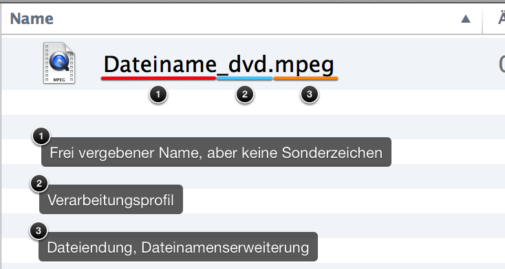 Screenshot u:stream Server Dateiname auswählen 