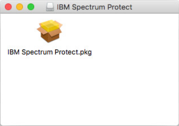 Screenshot Mac IBM Spectrum Protect Installations-Image